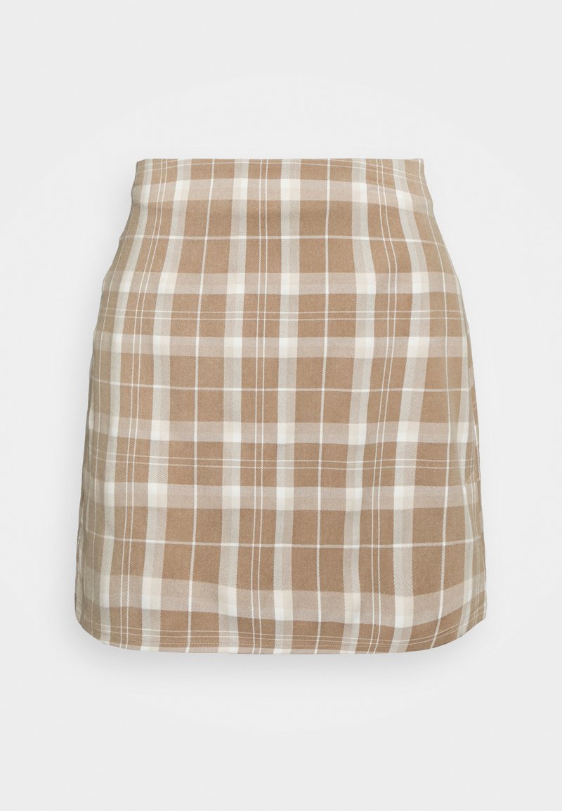 Damen Jeansröcke | NA-KD LINE SKIRTMinirockbeige - XH35800 Damen Jeansröcke | NA-KD LINE SKIRTMinirockbeige - XH35800