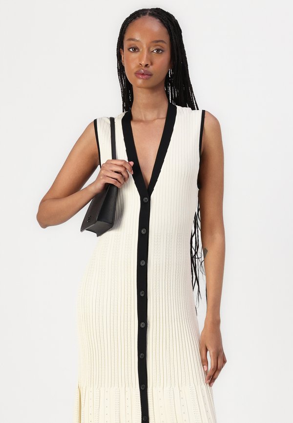 PORTIA BUTTON FRONT DRESS - Maxi dress - vanilla4