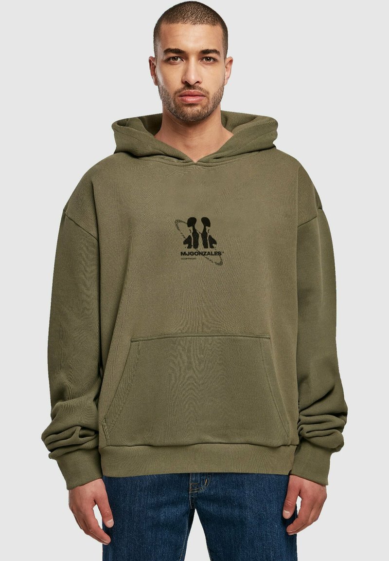MJ Gonzales CIRCLE X HEAVY - Hoodie - olive