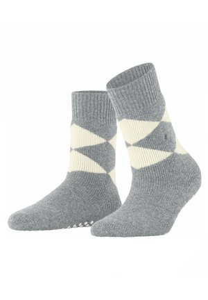 COSY ARGYLE HOMEPADS - Sokken - grey mel