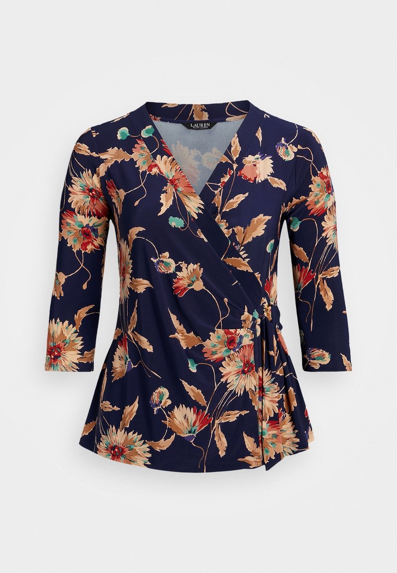 Lauren Ralph Lauren Woman Top s dlouhým rukávem - tan