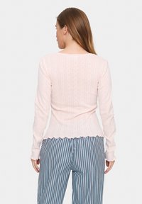 Saint Tropez GRUSZ POINTELLE - Kardiganas - sepia rose melange