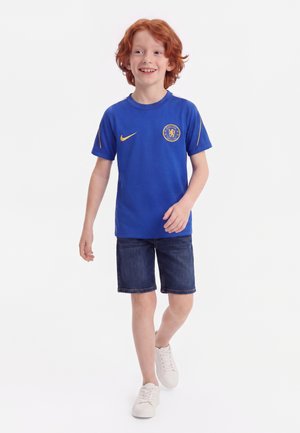 Nike Performance, CHELSEA LONDON CFC UNISEX - Športové tričko - bright blue/midwest gold- coloured/white