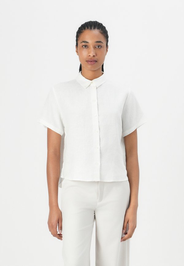 MINA SHIRT - Button-down blouse - egret