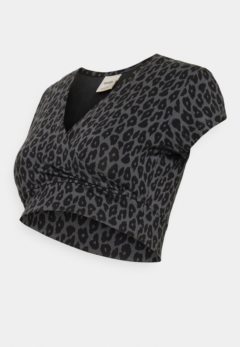 Boob T-shirt print antraciet