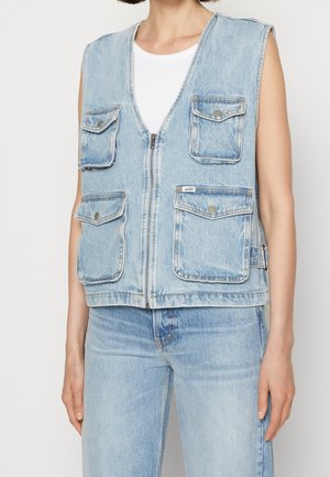 Väst - light-blue denim