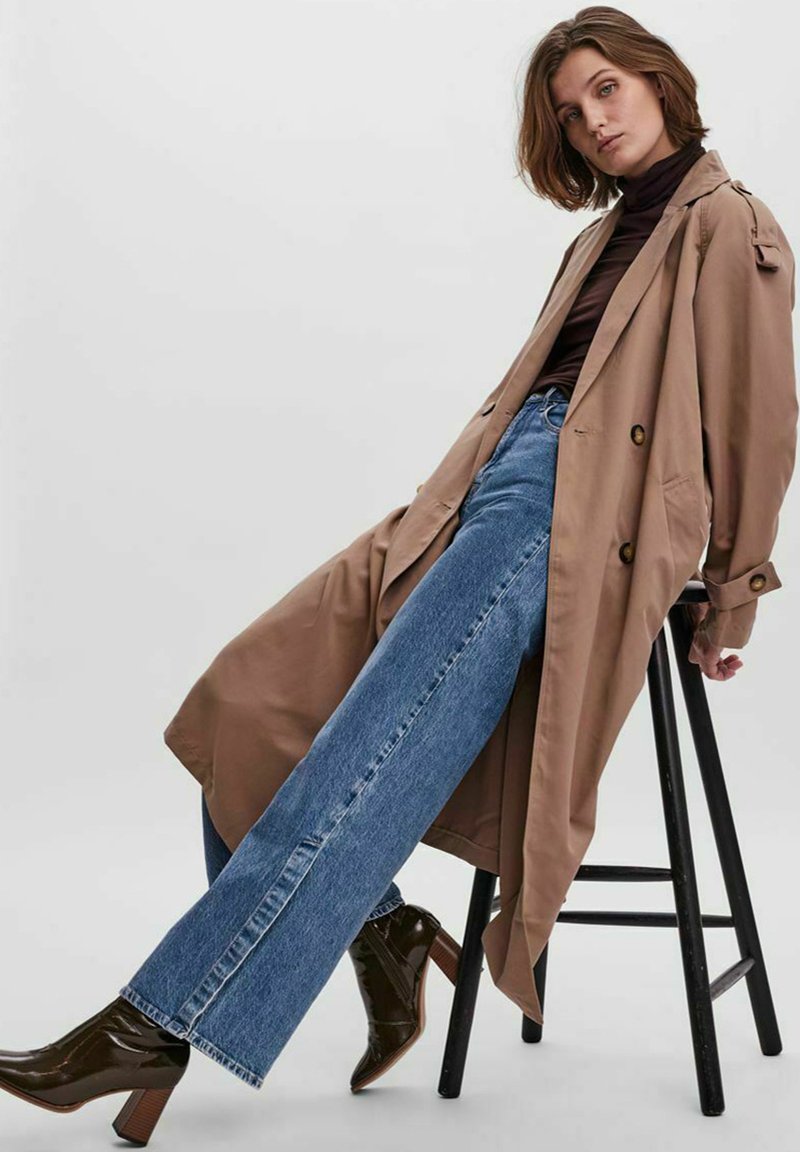 Damen Parkas | Vero Moda Trenchcoat portabella/braun - GG28831 Damen Parkas | Vero Moda Trenchcoat portabella/braun - GG28831