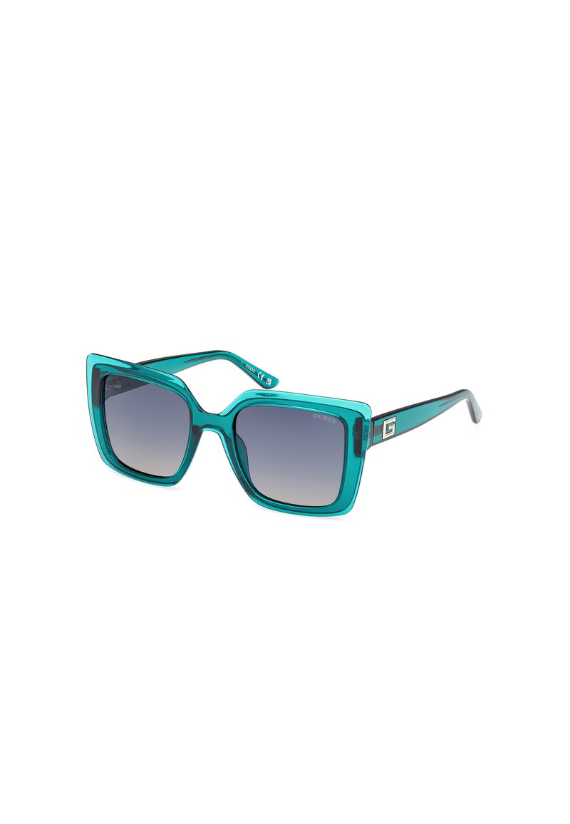 Guess INIETTATO - Ochelari de soare - verde verde sfumato