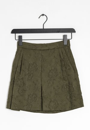 Mango Falda acampanada - green