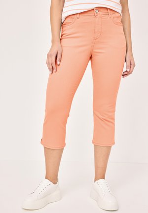 Denim shorts - salamander orange