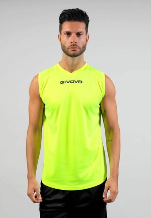 SMANICATO  - Top - giallo fluo