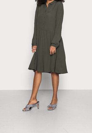 Skjortklänning - dark green