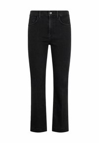 HIGH RISE - Džíny Straight Fit - black