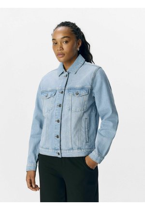 REGULAR FIT - Jeansjacke - light blue denim