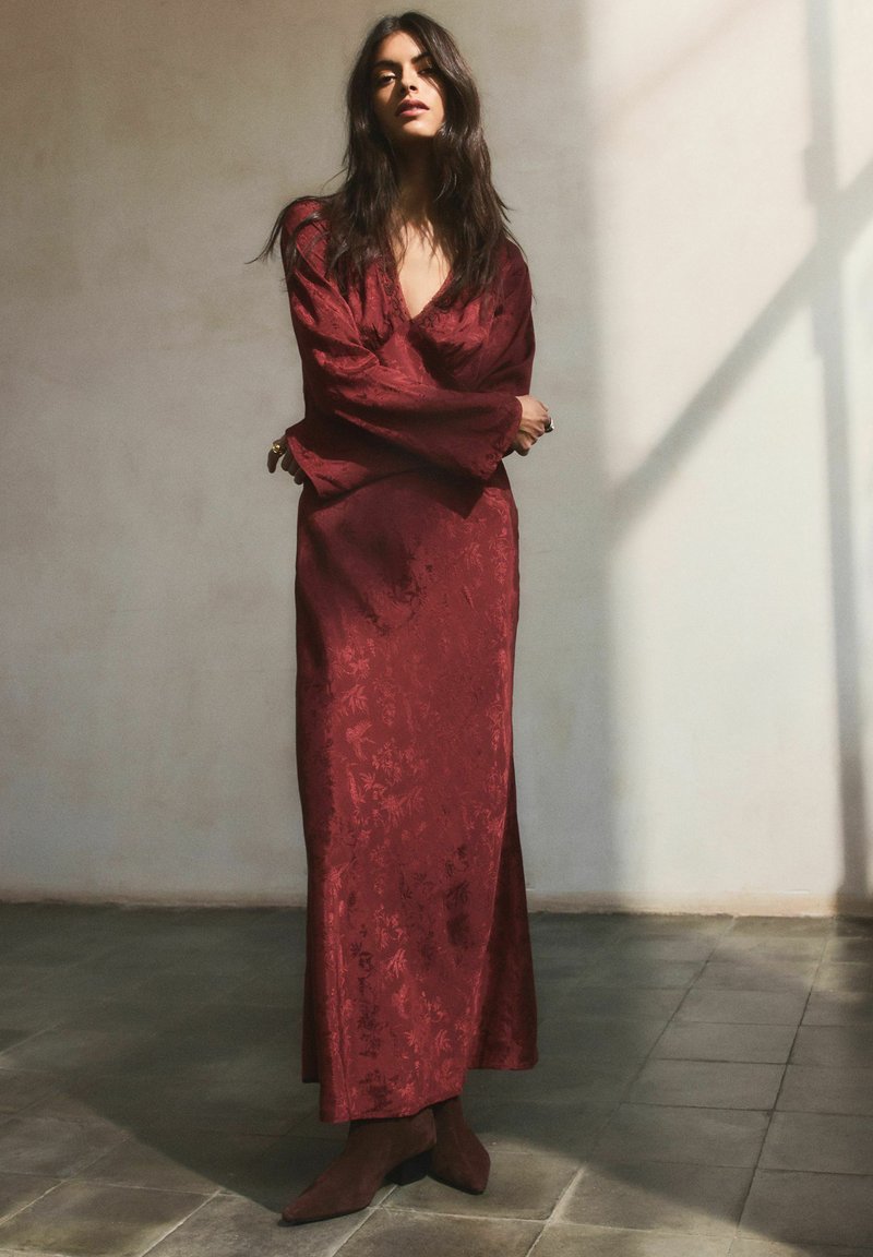 sachin and babi light blue dress Buttercup Maxi Dress In Red main image 0