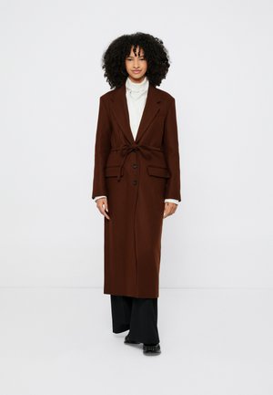 CRYSTAL - Κλασικό παλτό - rusty brown