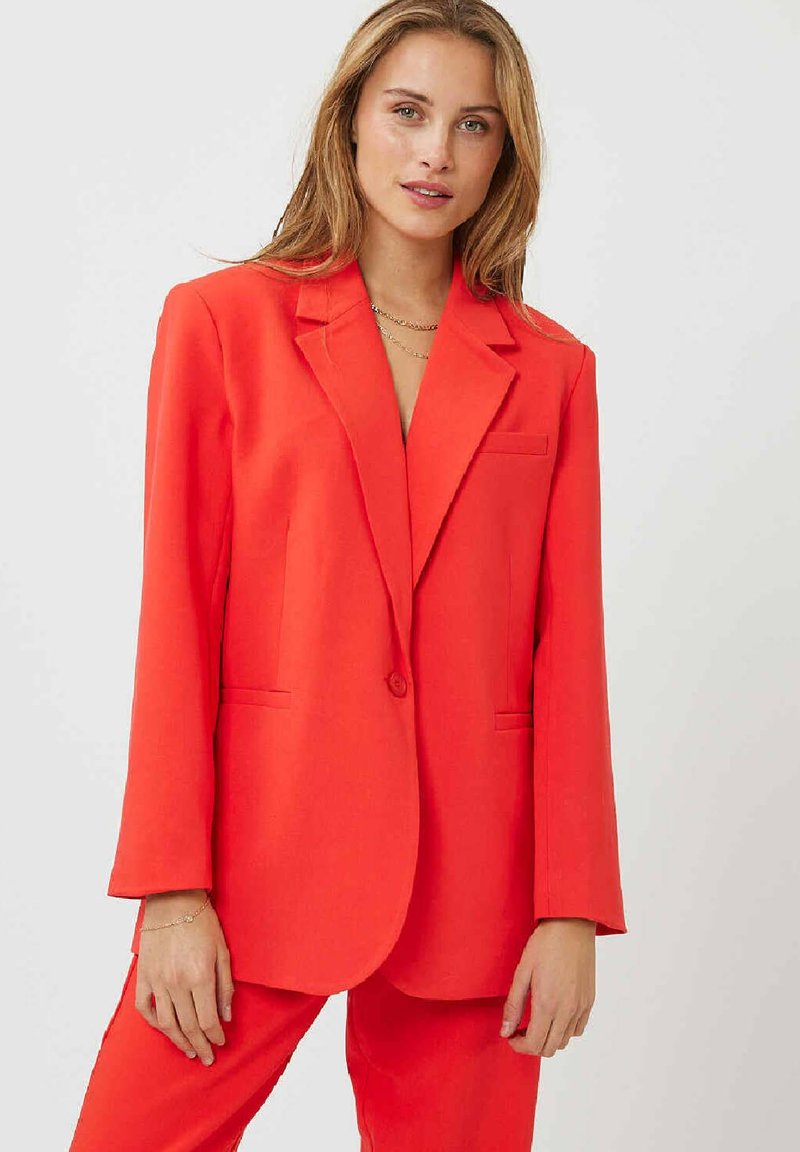 Moves DAIZY - Halflange jas - poppy red