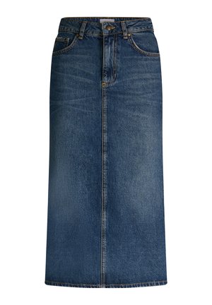JOOP! Jeans, JEANSROCK JEANS-MIDI-ROCK - A-line skirt - blau