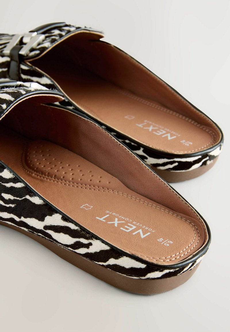 Chaussures Femme Next Neuves - Taille 4 - Style Zèbre Noir Et Blanc - Talons