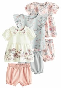 Next 6 PIECE SET - REGULAR FIT - Apdrukāts T-krekls - pink white floral