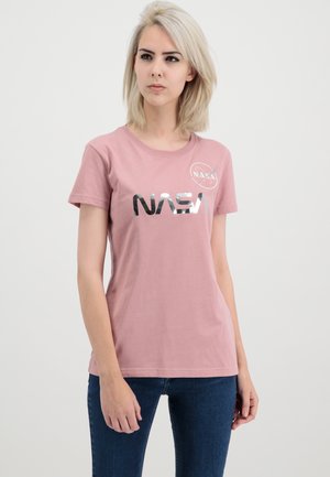 NASA - Print T-shirt - silver pink/chrome