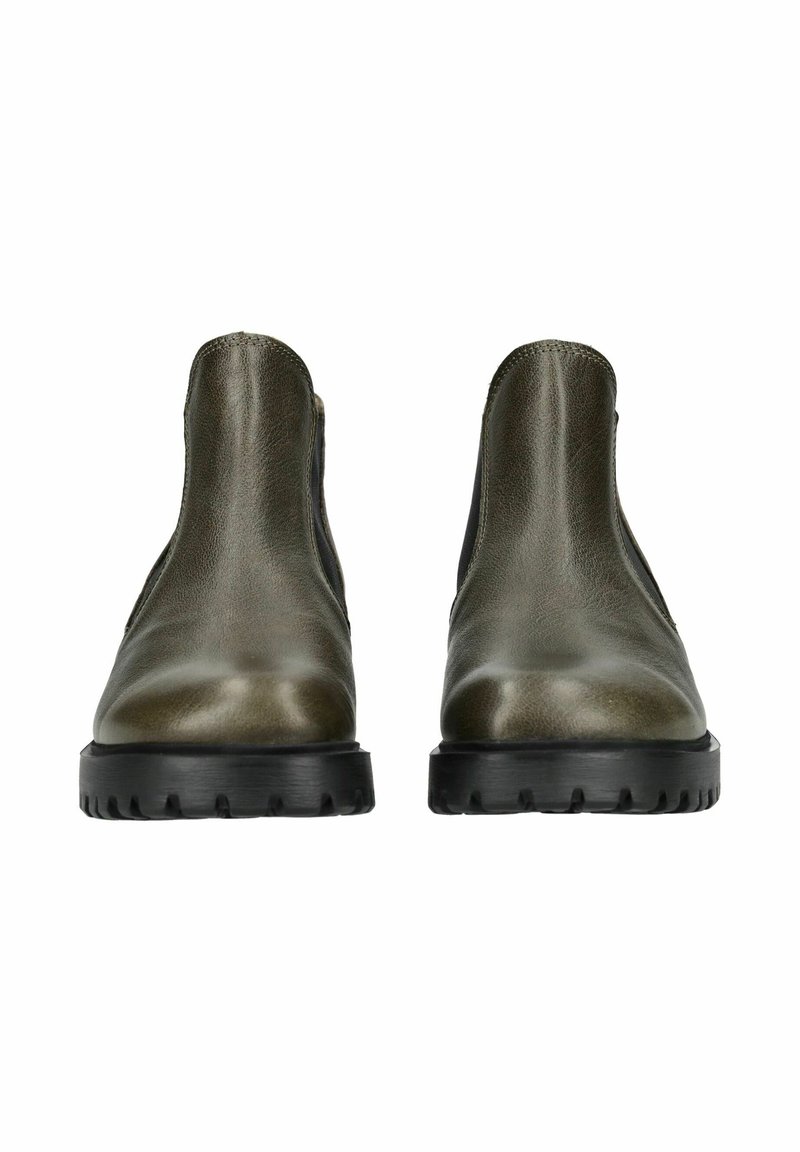 Chelsea Boot Dark Green Platform Boots Think! CHELSEA Platform
