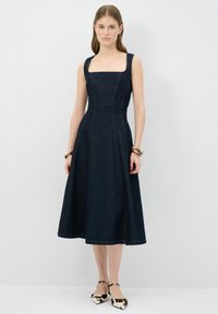 Jeansklänning - dark blue