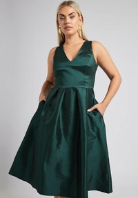 Yours Clothing Juhlamekko - emerald