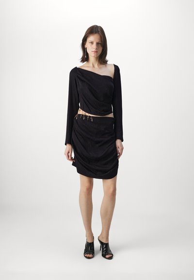 Ahluwalia FEMI DRAPED DRESS - Vestito elegante - black