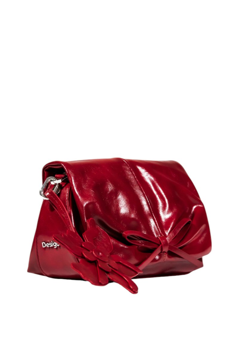 Borsa A Tracolla A Forma Di Zucca Per Halloween VALICLUD - Pelle PU Rosa Con Faccina Diavolo, Catena Rimovibile, 23x18 Cm - 2