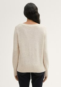 TOM TAILOR Strickpullover - doeskin melange