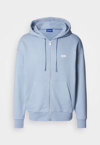 NARDIMEZ - Bluză de molton cu fermoar - light pastel blue