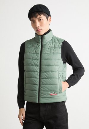 BRENTINO - Waistcoat - open green