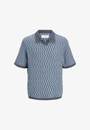 Jack & Jones, Knitted Plus Size Knitted - Polo - odyssey gray