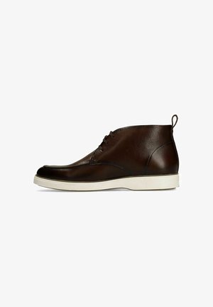 Manfield, Schnürstiefelette - braun