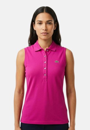 Lacoste, POLO SMANICATA COL G5W - Polo - neon pink