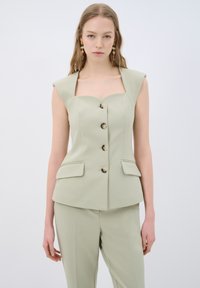 PADDED  - Väst - mint