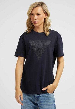 DREIECK VORNE - Camiseta estampada - blau