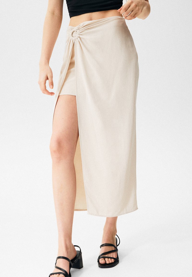 Damen Jeansröcke | PULL&BEAR A-Linien-Rockbeige - LA27493 Damen Jeansröcke | PULL&BEAR A-Linien-Rockbeige - LA27493