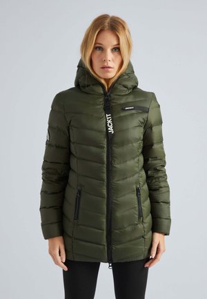 JACK1T Down coat - olive