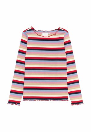 Pikkade varrukatega topp - multi striped