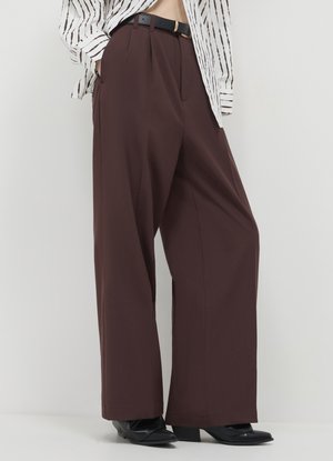 Calliope VITA ALTA - Trousers - marrone
