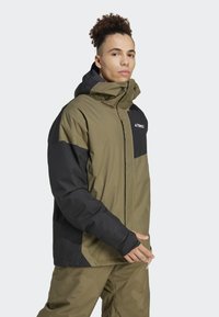 Adidas Terrex MT 2L INSUL - Slidinėjimo striukė - olive/strata black