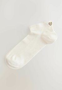 Next EMBROIDERED MOTIF 4 PACK - Sokken - ecru hearts