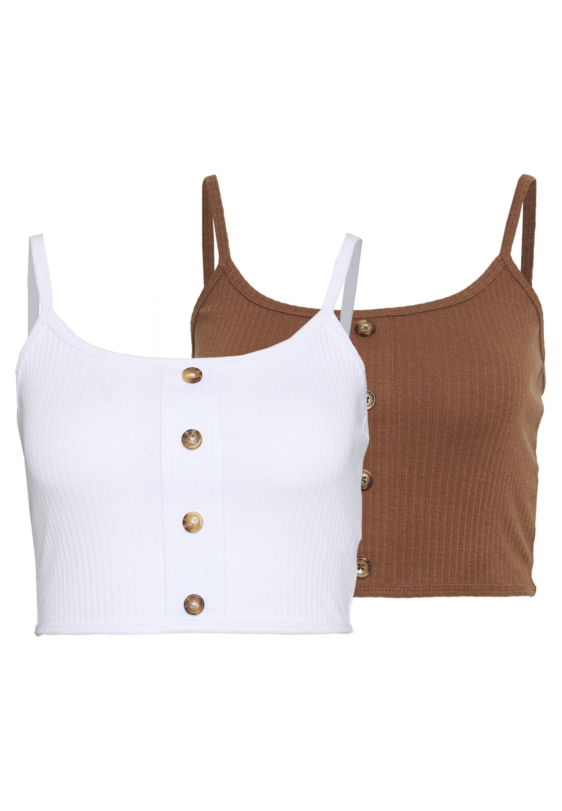 crop top with buttons