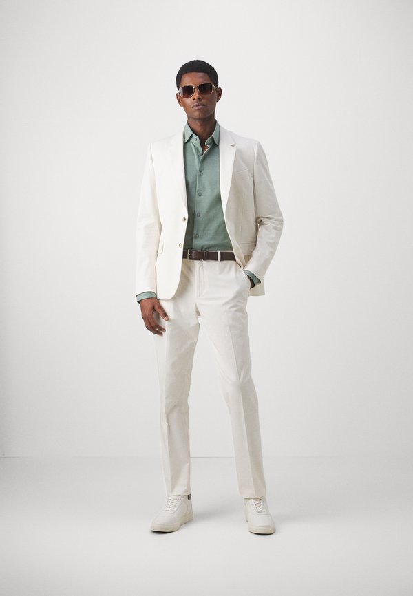 SOLID SLIM - Shirt - dark forest2