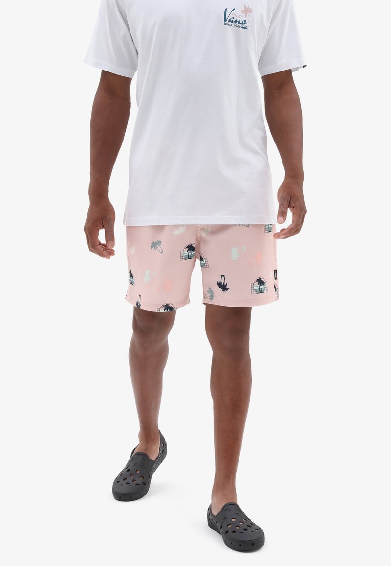 Vans PRIMARY PRINT ELASTIC WAIST BOARD - Bañador corto - medium pink