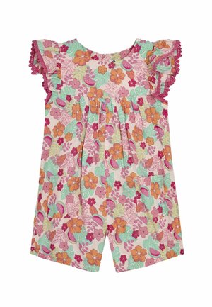 Mono - pink jungle floral print