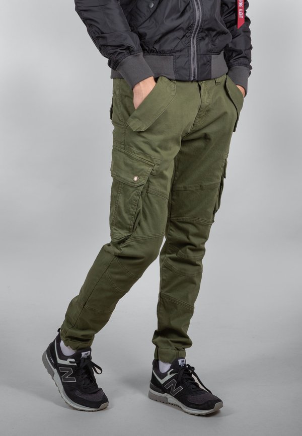 COMBAT - Cargo trousers - dark olive3
