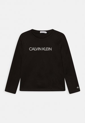 INSTITUTIONAL UNISEX - Camiseta de manga larga - ck black